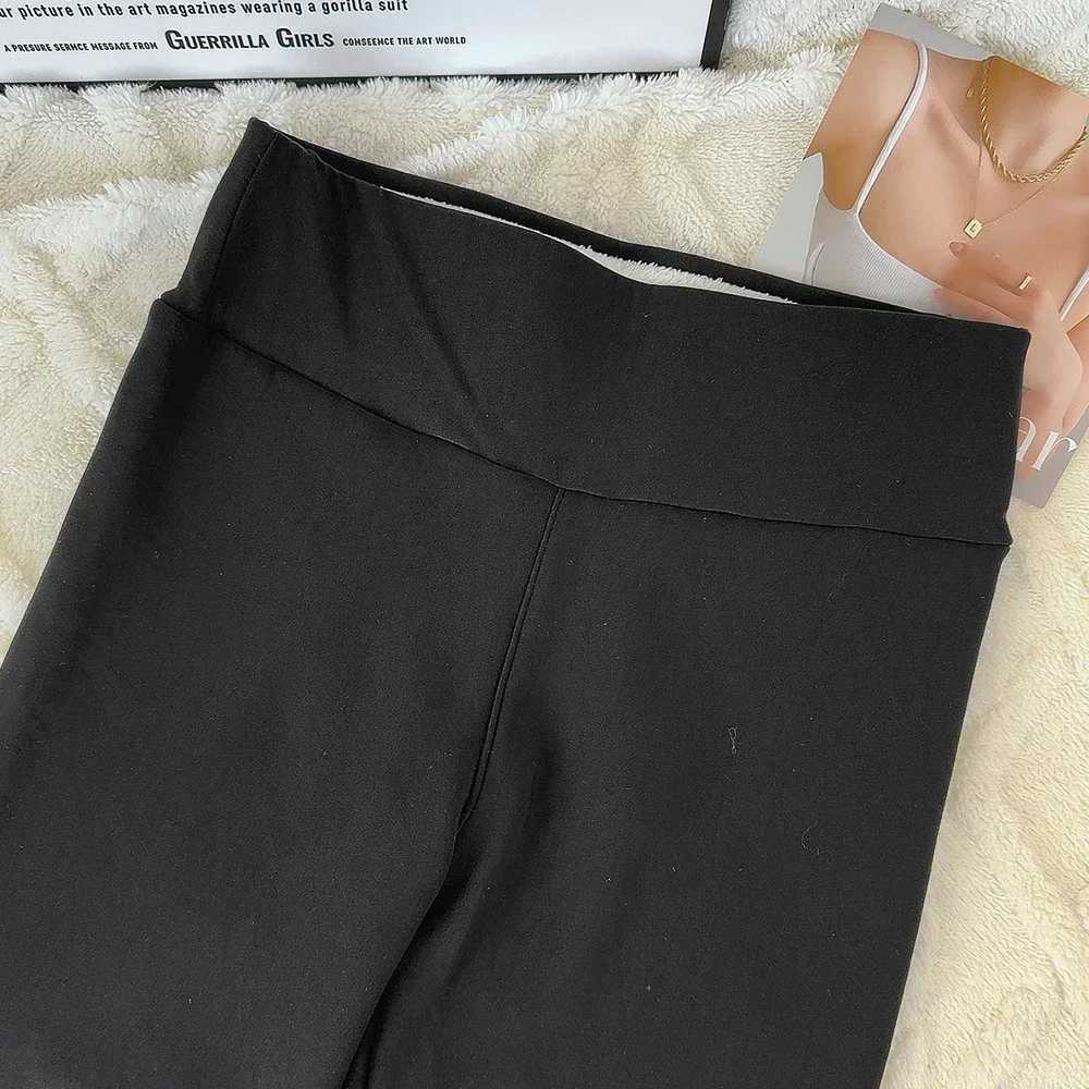 Women Lamb Fleece Legging Seamless High Waist Thick Thermal Legging Fashion Winter Warm Female Tights Insulated Pantalon PantsT251016