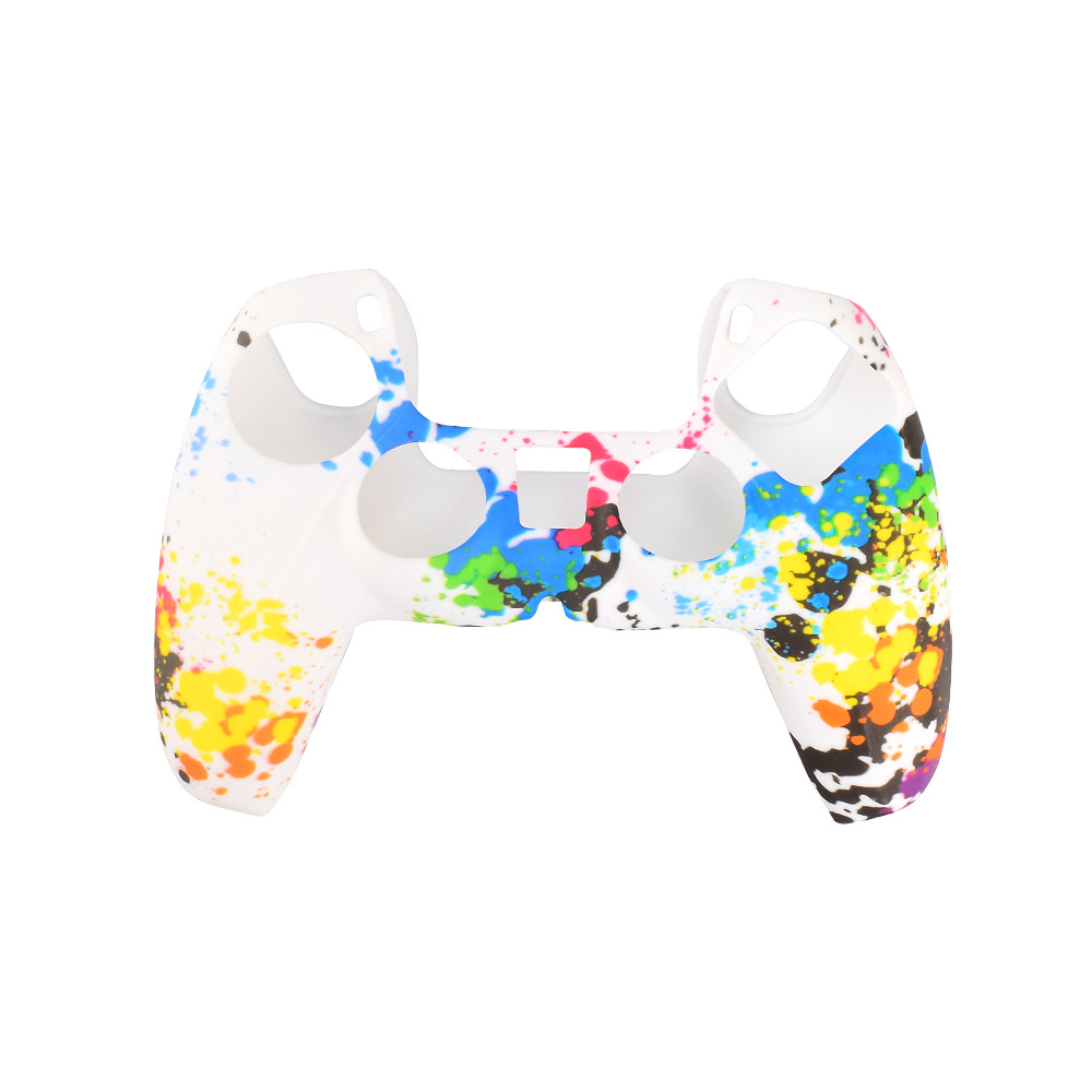 Graffiti Silicone Controller Cover for PS5 Stylish Anti-Slip Protective Skin for DualSense