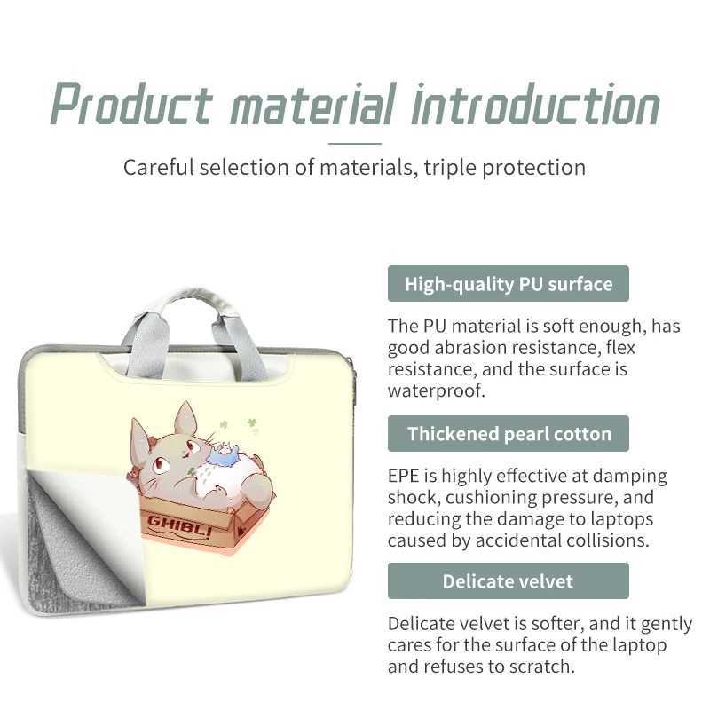 Laptop Bag Laptop Case Multi Size 12 13 14 15 17 inch Cartoon Bag Computer Waterproof Hand Bag for MacbookHPLenovo AcerAsusW251015