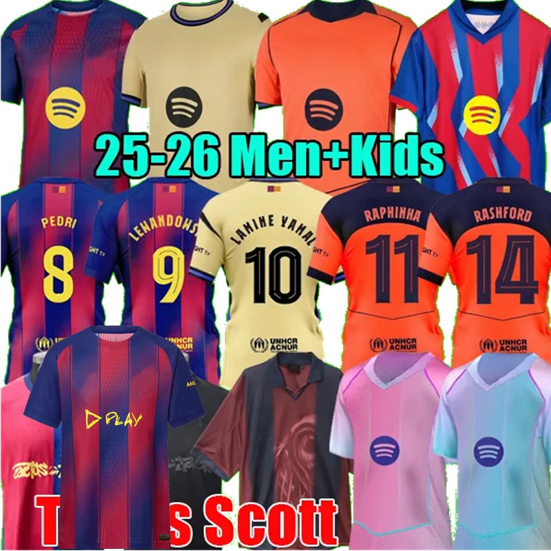 RASHFORD 2025 2026 soccer jerseys LEWANDOWSKI FERRAN OLMO PEDRO GAVI KOUNDE BALDE CUBARSI RAPHINHA F.DE JONG CASADO LAMINE YAMAL barces 25 26 football men kids shirts