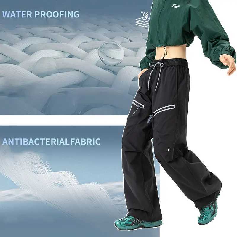 Women Hiking Pants Autumn Outdoor Reflection Waterproof Camping Sports Trousers Spring Breathable Trekking Climbing Cargo Pants J251203