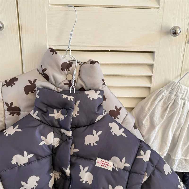 Winter Baby Long Sleeve Zipper Coat Cartoon Print Warm Girls Jacket Boys Thicken Outerwear Children Casual Clothing Kids ClothesT251016