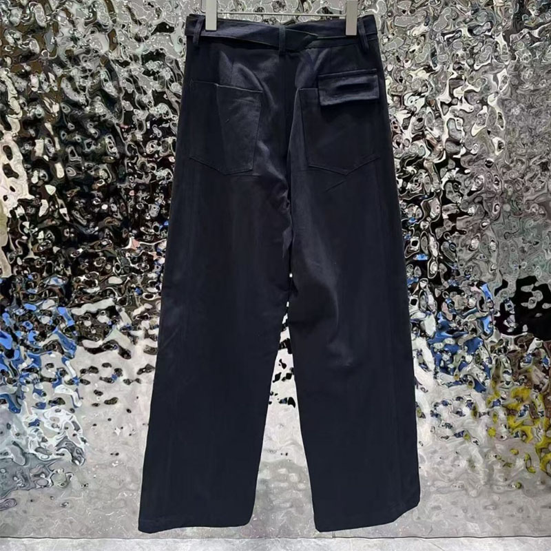 Men's designer sports pants, loose casual pants, straight leg pants, running pants, retro high street washed pants