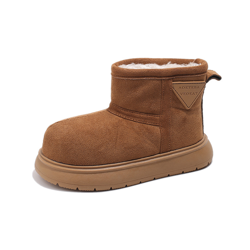 Design Kids Children's Snow Fashion Plus Veet Thick Head Walkfashion Girls Boys Cotton Shoes Boots Sizes US9C-US4Y W dh1922389