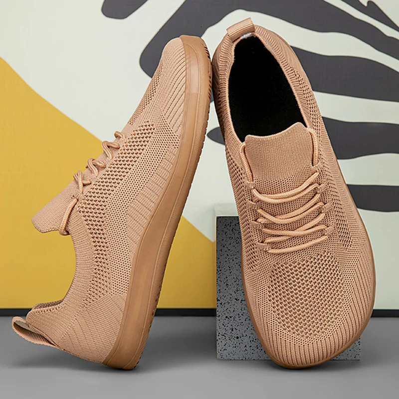 Wide Toe Casual Shoes for Men and Women Barefoot Shoes Soft Sole Flats Non Slip Walking Footwear Comfortable Sneakers Zapatillas 251013