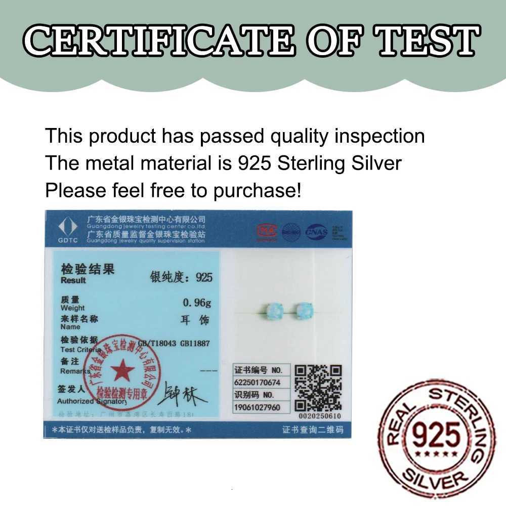 QooLady 925 Sterling Silver Fashion Mystical Blue Opal Round Stud Earrings for Women Fine Party Daily Jewelry Accessories SE103L251015