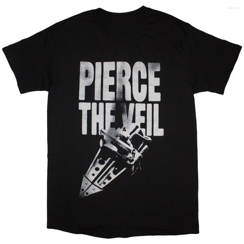 Men's T Shirts 2025 Summer Men Pierce The Veil Band Print Cotton Loose Women's T-shirt High Quality Short Sleeve Tee