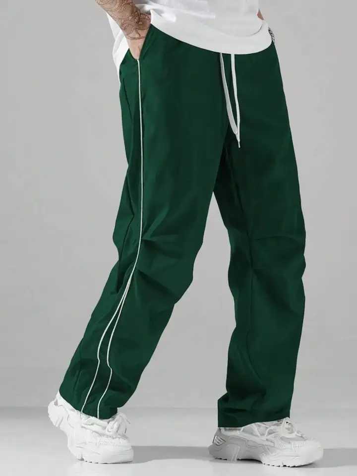 Mens Striped Three Color Casual Pants with Pockets Suitable for Sports Fitness and Jogging J251203