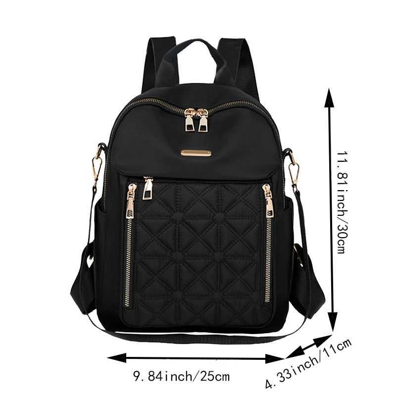 New style fashion multipurpose nylon cloth backpack for travel and school The direction of the zipper is random the style ofT251016