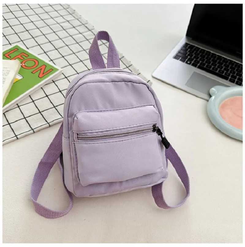 Mini Womens Backpacks Trend Nylon Female Bag Small School Bags White Rucksack For Teen Girls Fashion Casual BackpackT251016