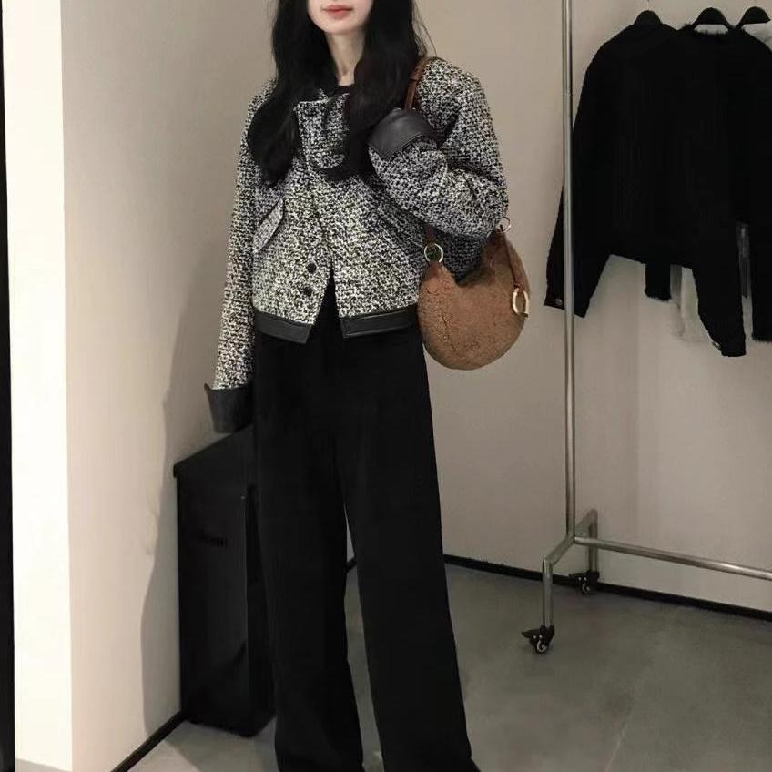 Autumn design and Winter New Top Luxury Plus Size Fat MM Designer Jacket Floral Jacket Women's Autumn and Winter Retro Design Loose Multi functio