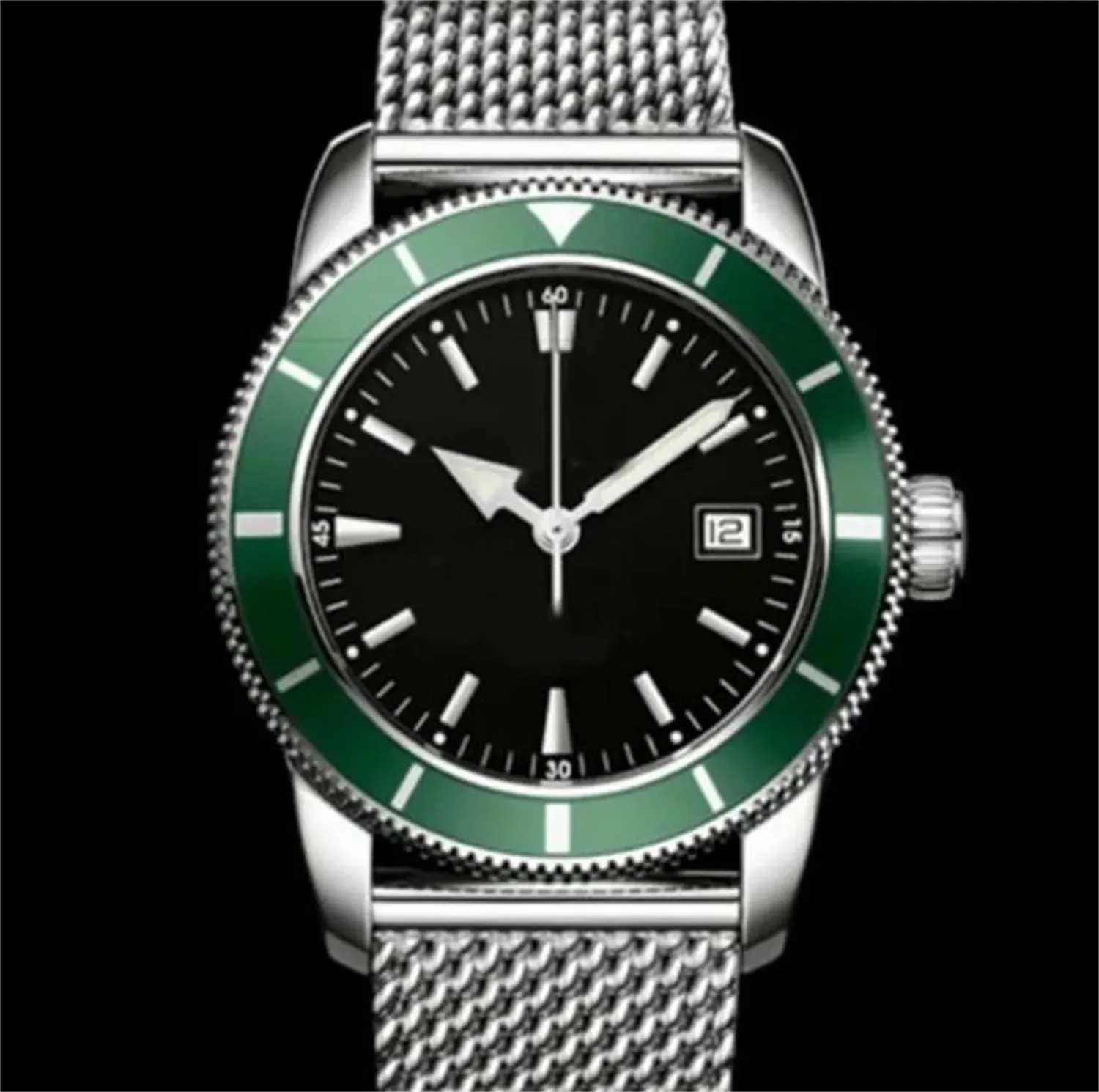 U1 Top AAA Designer Super Ocean Mechanical Watch Men Automatic Movement Rotatable Ceramic Bezel Sapphire Watch Rubber Strap Gents Sport 1884 Wristwatc