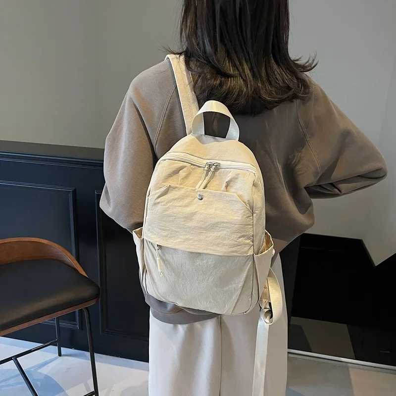 Womens Nylon Backpack Hot Sale Of The Season New Fashion Lightweight Large Capacity Travel School Bag Commuter Bag Bookbag ShouT251016