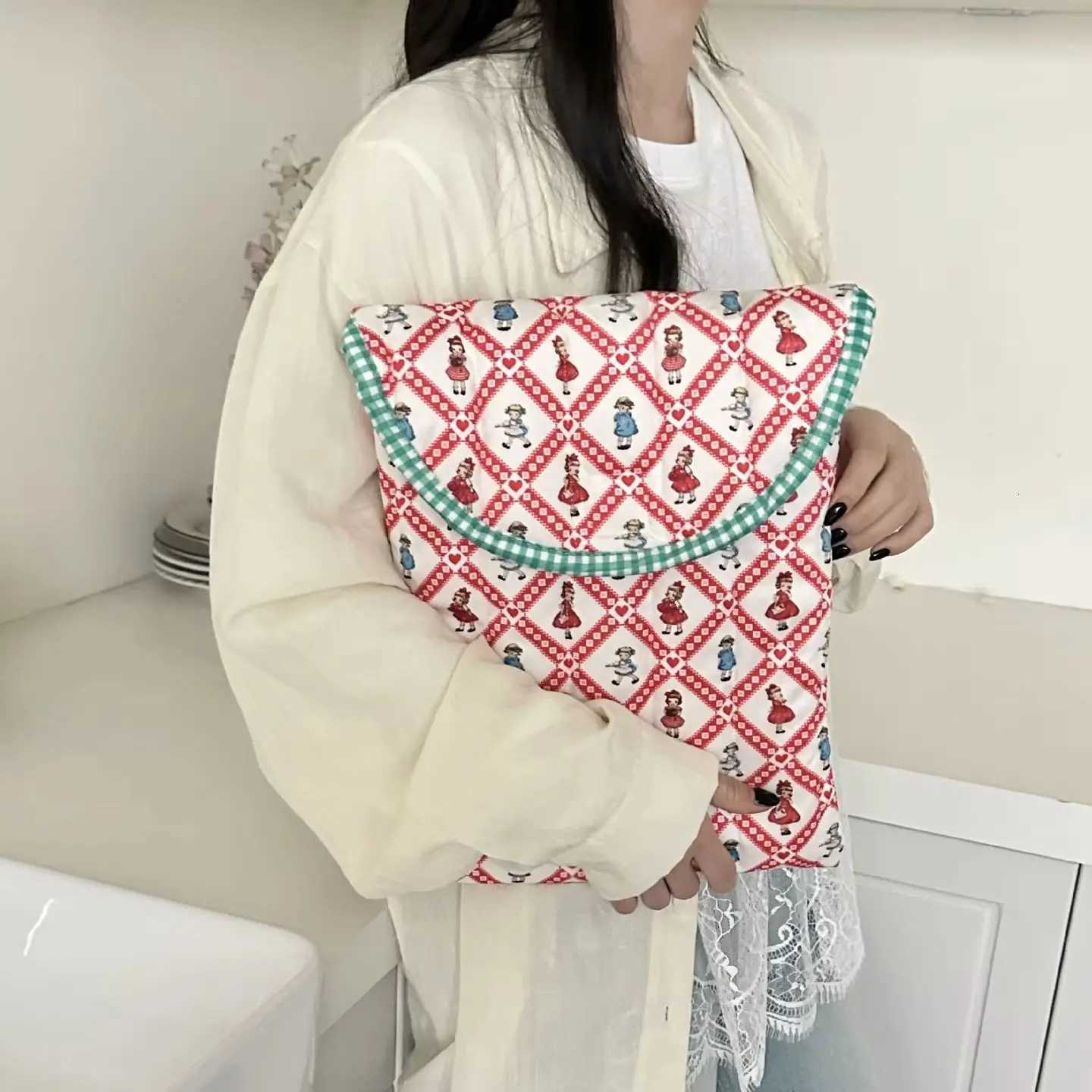 Korean version Laptop Sleeve For Ipad9711 Macbook Air Pro 133 14 15 Dell Samsung LG 156 16 Inch Tablet Notebook PouchW251015