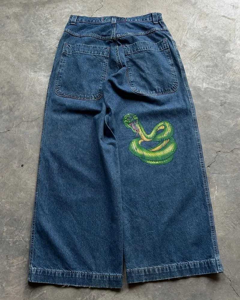 Y2K men Jeans Goth Printed graphic high quality Baggy jeans fashion Hip Hop streetwear men women Harajuku Casual wide leg jeans J251016