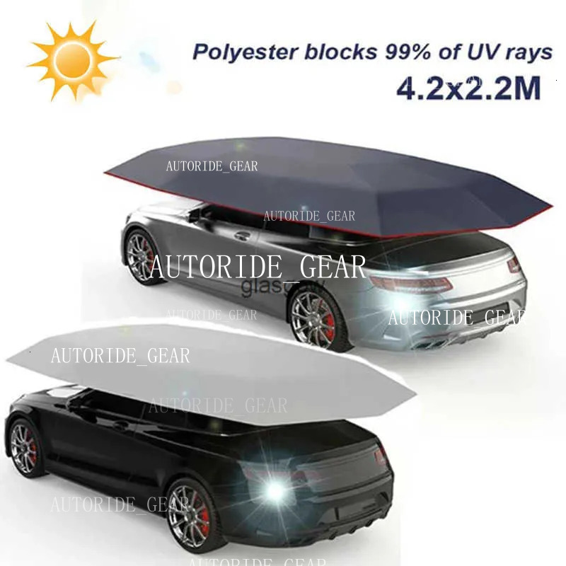 Summer Sun Shade Cover Protection Umbrella Oxford Cloth UV Resistant Foldable Car Tent Roof Anti-Uv Protect Utor28 Tools Q250729