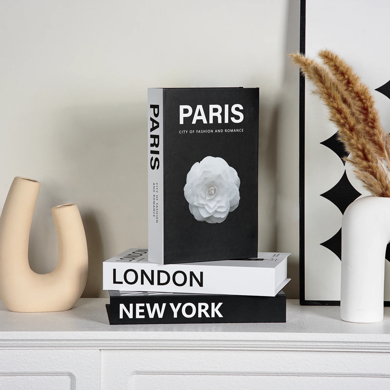 Books for Decoration Openable Simulation Book Storage Box Coffee Table Books Villa le Home Decor Shooting Props 251015 - view 6