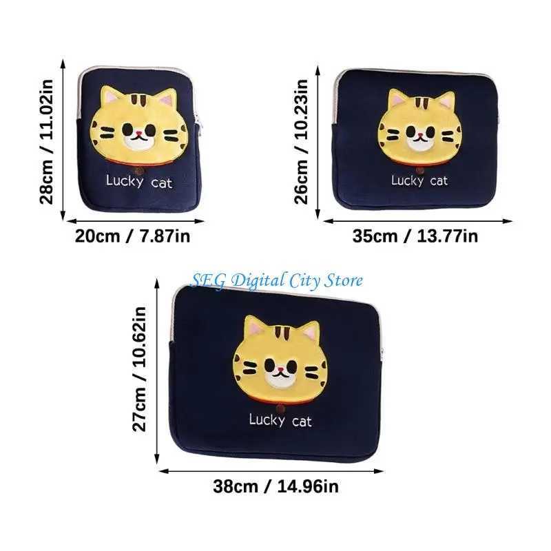 U75B Cartoon Kitten Type Bag Shockproof for Pad Laptop Sleeve Case ProtectiveW251015