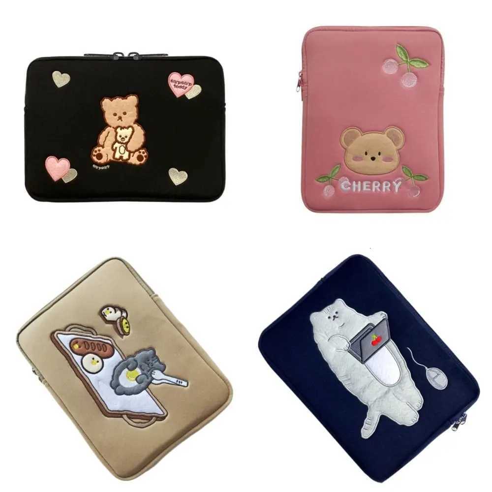 Portable 11 Inch Tablet Sleeve Bag Cartoon Soft Plush Laptop Bag Protective Inner Bag Tablet Pouch for iPad AirW251015