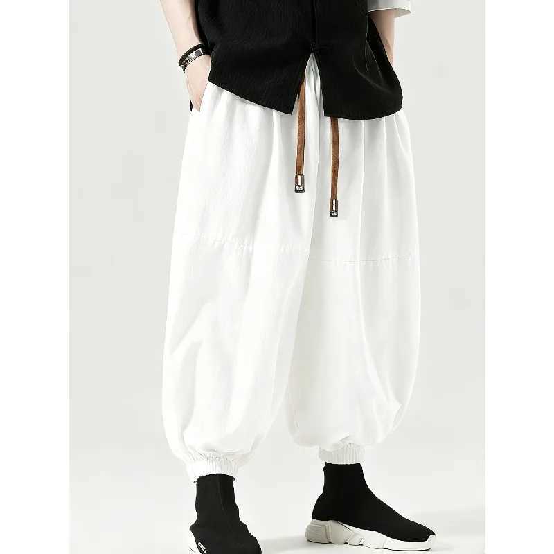 FGKKS Brabd New Men Pants Fashion Korean Style Harem Loose Style Cotton Pants Man Solid Trousers J251016