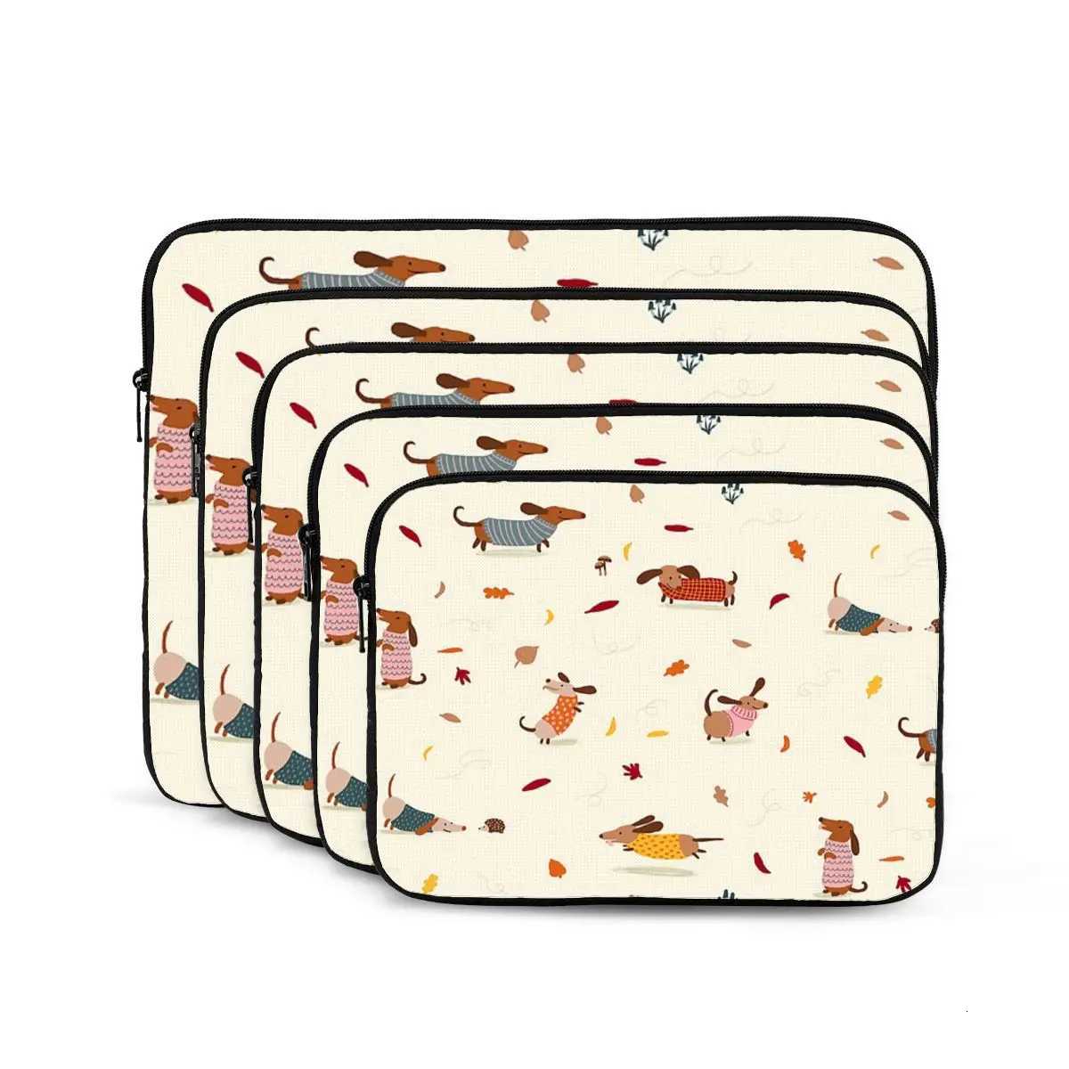 Dachshund Dog Notebook Laptop Bag Case Pouch 10 12 13 15 17 Inch For Macbook Air Pro Tablet Shockproof Case BagW251015