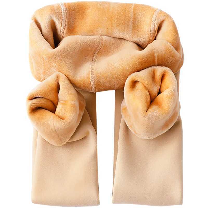 Women Leggings Winter Warm Thicken Velvet Elastic High Waist Leggings Fleece Casual Solid Tights Skinny Sexy Body Socks LegginsT251016