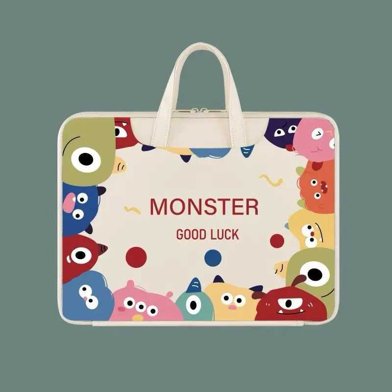 Cartoon notebook laptop bag suitable for MacBook 13 inch SamsungDell 14 inch HP 156inch shockabsorbing storage bagW251015