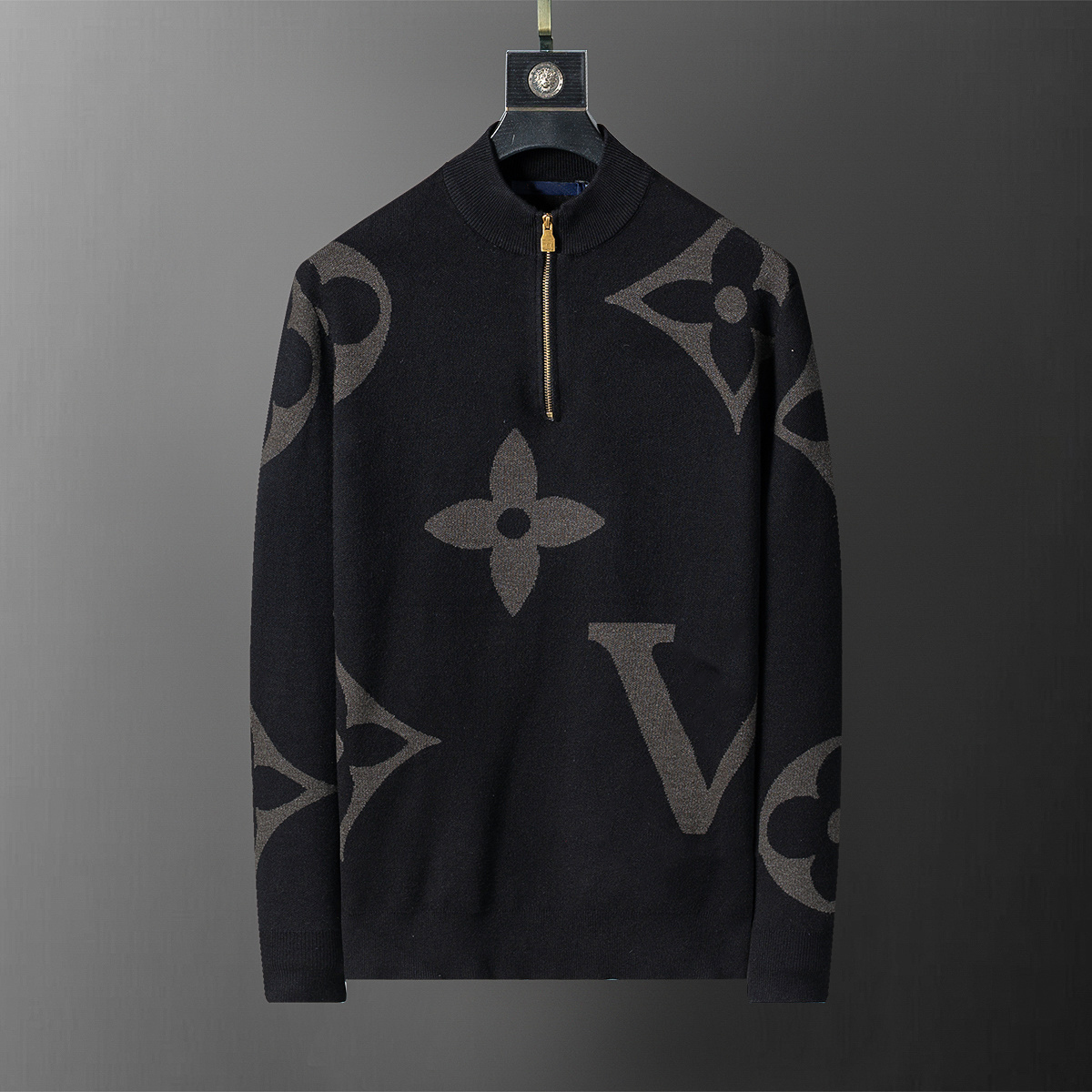 Designer Mens Sweaters Womens Sweaters Wool Casual High Quality Pull up Half Zipper Womens Hoodie Collar Jacket Winter Long Sleeve Cardigan Sweater Hoodie