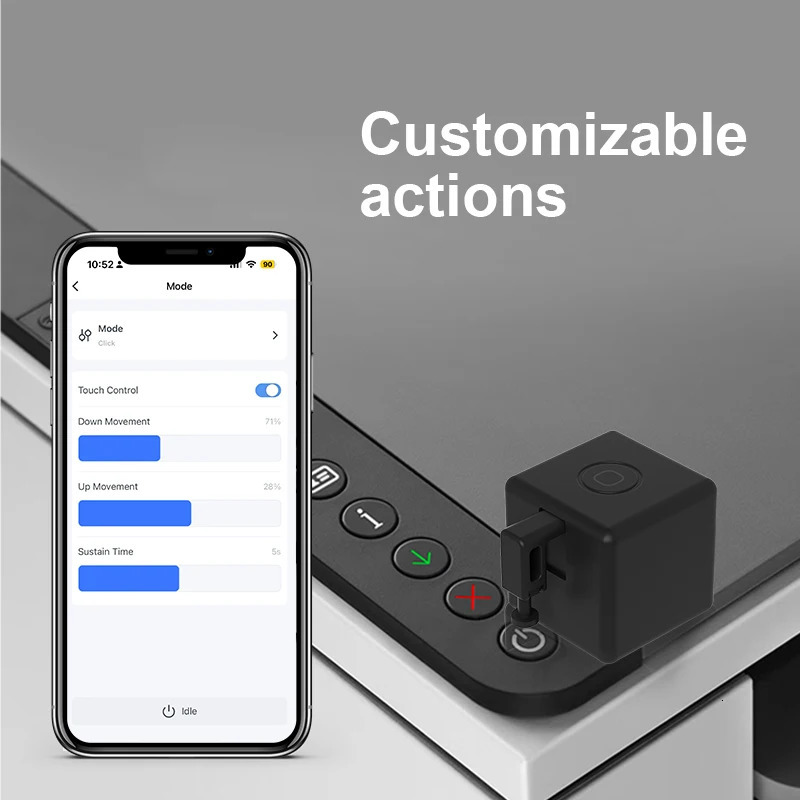 Tuya Zigbee Smart Fingerbot Switch Bot Remoter Garage Curtains Button Robot Pusher Work With Alexa Google Home Voice Assitant 251016