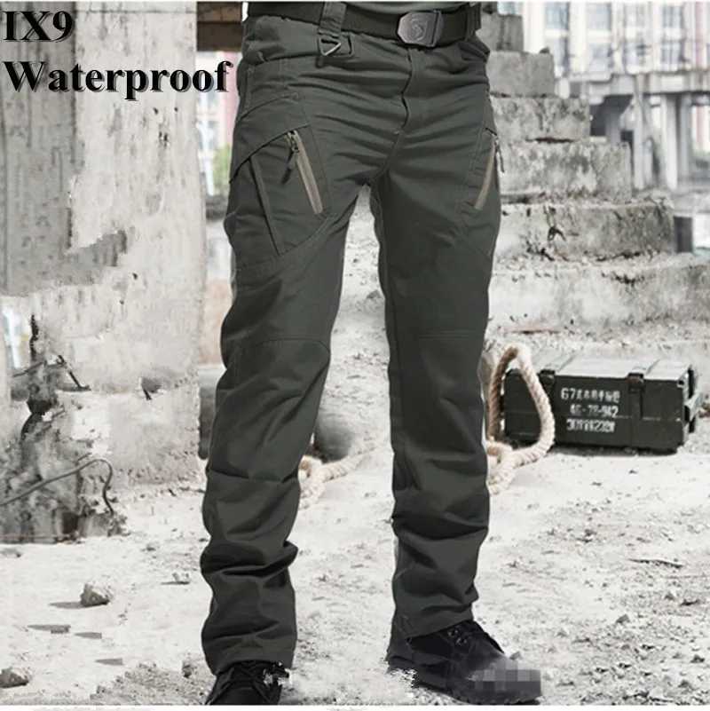 IX9 City Military Tactical Pants Men SWAT Combat Army Pants Casual Men Hikling Pants Outdoor Camping Cargo Waterproof Pants J251203