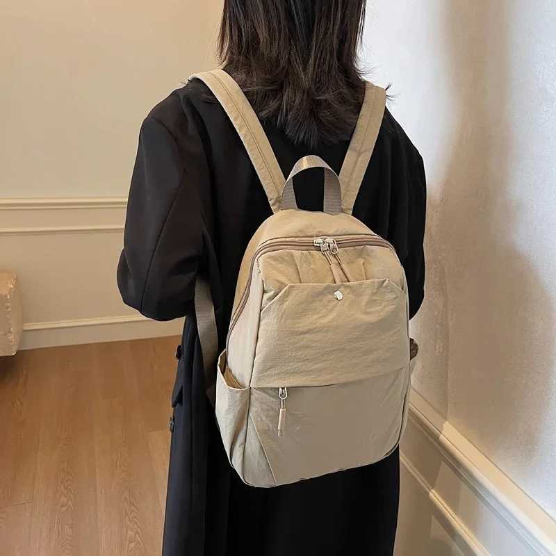 Womens Nylon Backpack Hot Sale Of The Season New Fashion Lightweight Large Capacity Travel School Bag Commuter Bag Bookbag ShouT251016