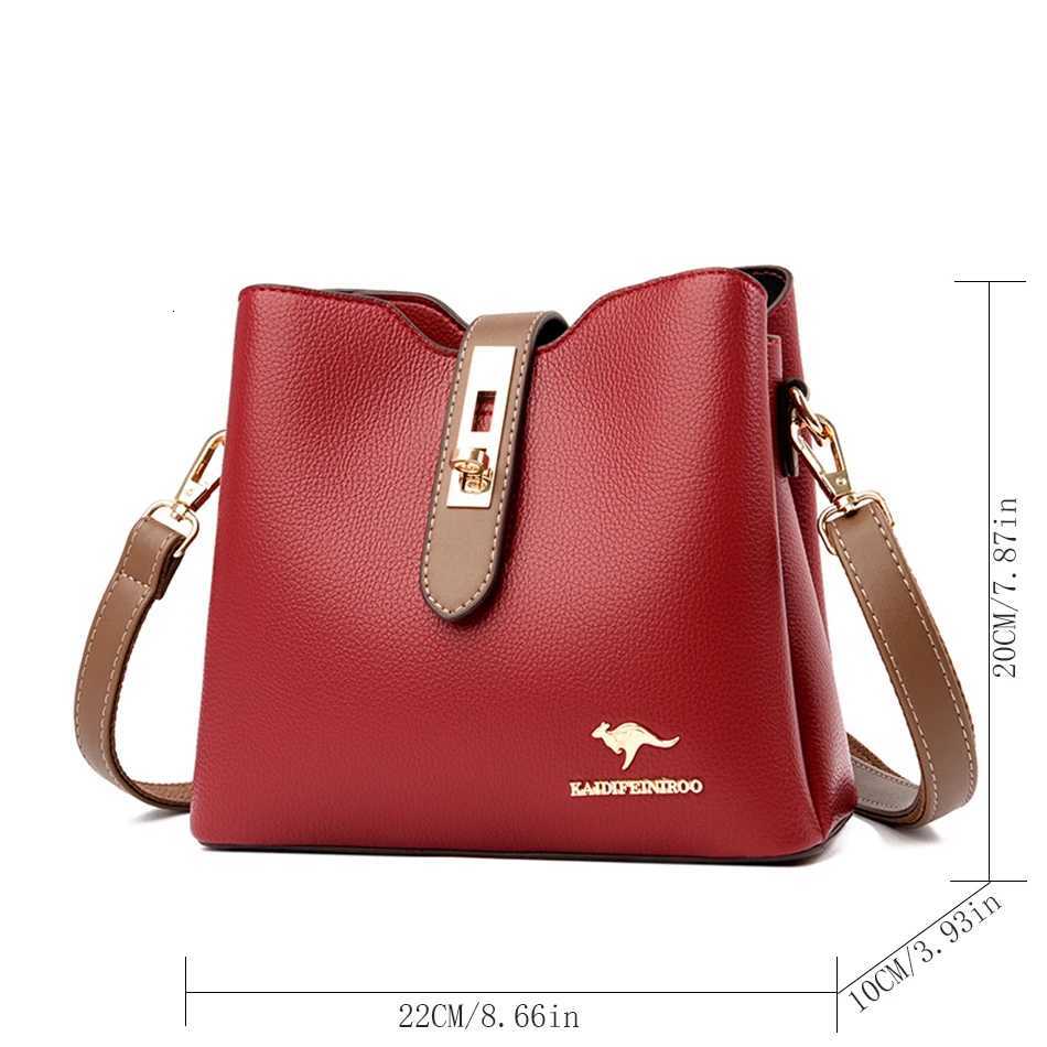3layer Large Capacity Purses and Handbags Crossbody for Women Designers High Quality Leather Fashion New Messenger Shoulder BagL251016