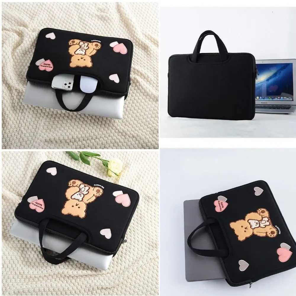 Universal Cartoon Laptop Sleeve Case Shockproof Large Capacity Computer Handbag Cute Embroider Tablet Protective CoverW251015