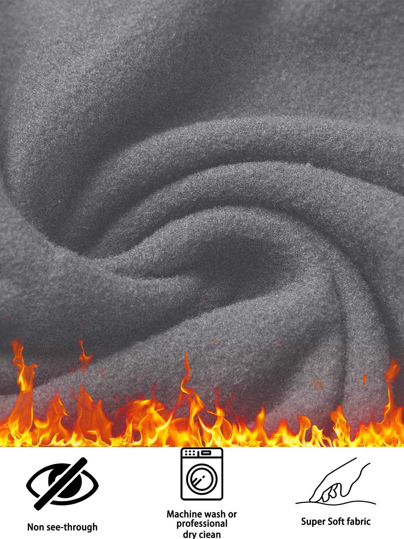 Womens Thermal Fleece Lined High Waisted Leggings Workout Winter Warm Thick Tights Soft Yoga PantsT251016