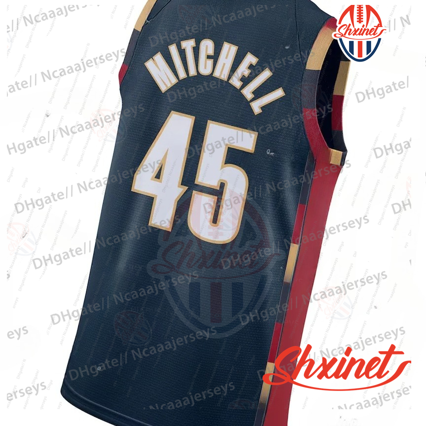 Custom 2025-26 55th Anniversary Classic Basketball Jersey 45 Mitchell 10 Garland Jarrett Allen Lonzo Ball Evan Mobley Craig Porter Jr. Max Strus Kids