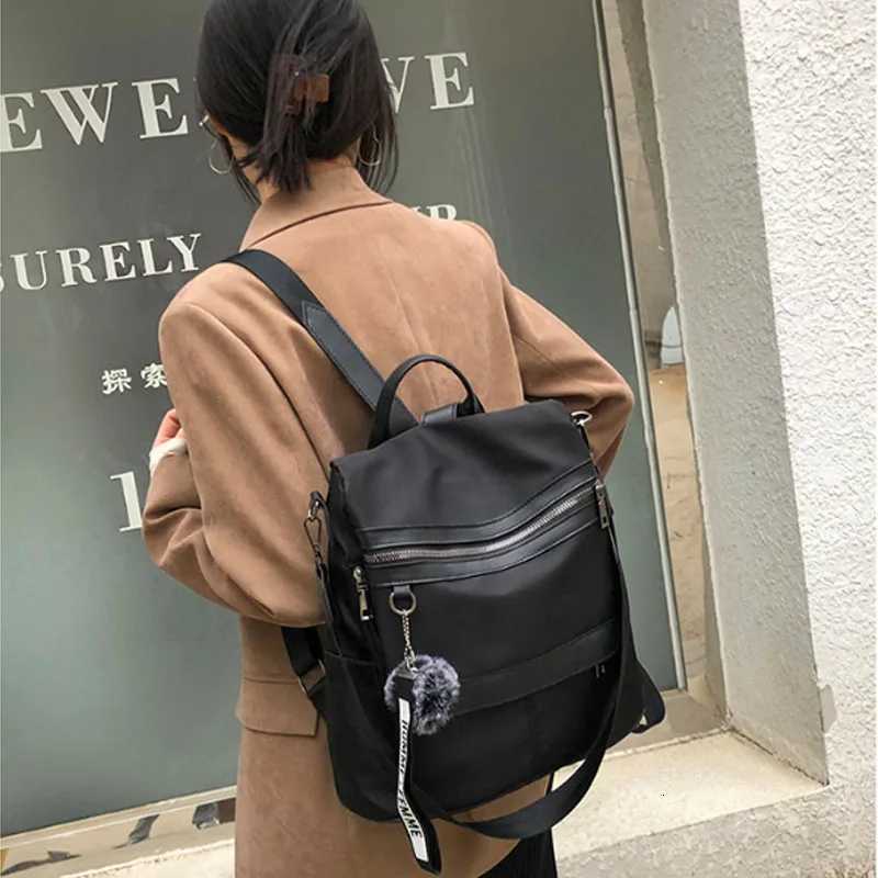 3 In 1 High Quality Antitheft Backpack Women Waterproof Oxford Shoulder Bags School Bags for Teenager Girls Rucksack Travel BagT251016