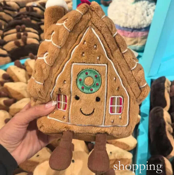 Dolls jellys Cat Amuseables Plush Children's plush toys Gingerbread 2 Soft Toy Caramel Biscuit House Soothing the Doll Gifts