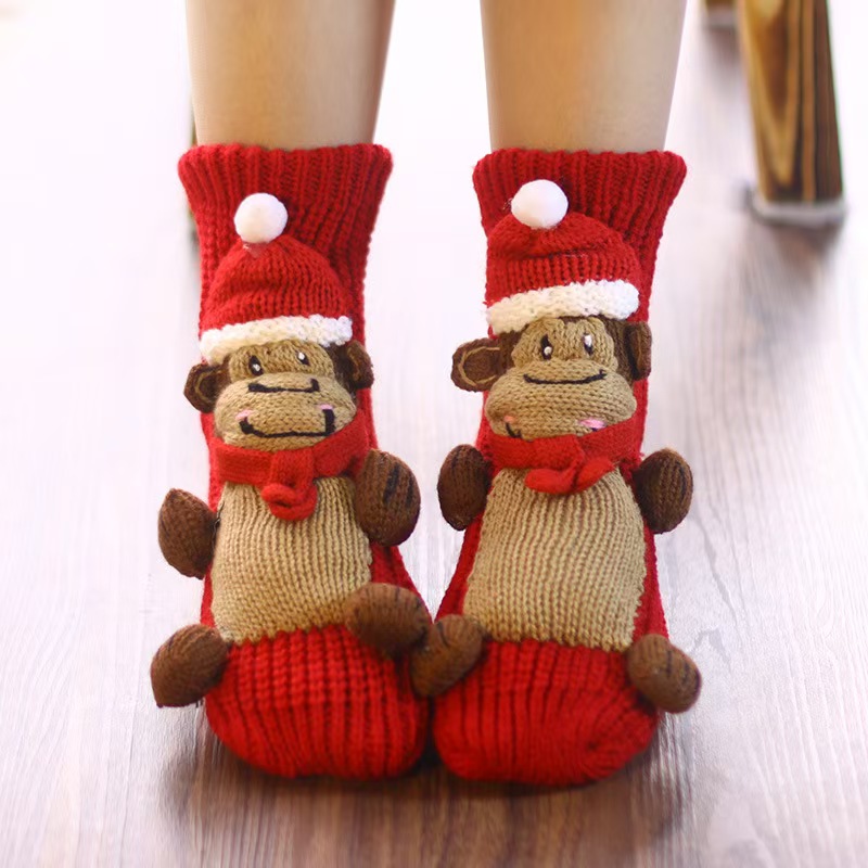 Christmas Halloween 3D Cartoon Socks for Girls - Crazy Cute Kawaii Animal Novelty Custom Socks