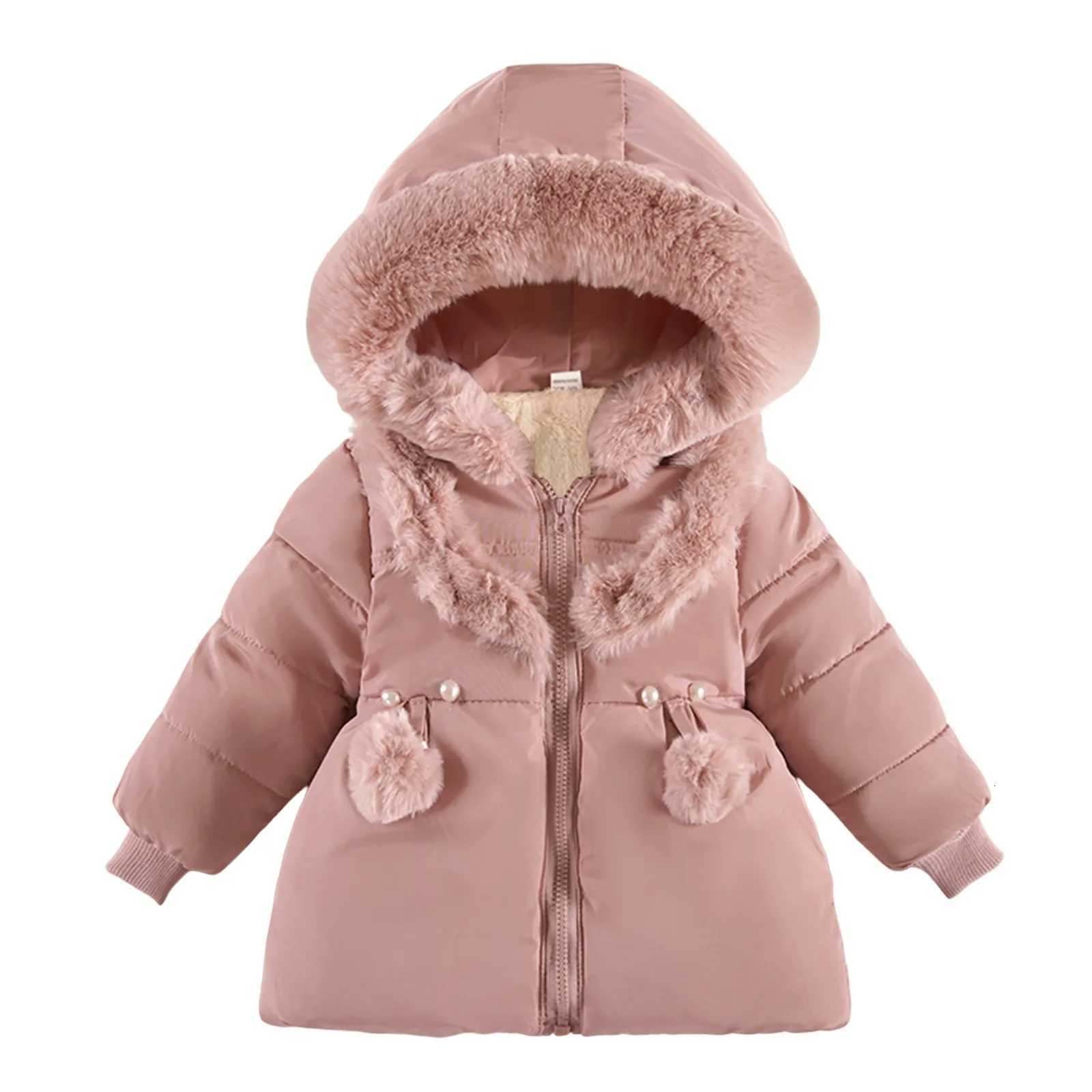Toddlers Jacket Kids Coat Winter Baby Jacket Girls Boys Hooded Soild Toddler Outwear Zipper Windproof Warm Kids Ski Coats GirlsT251016