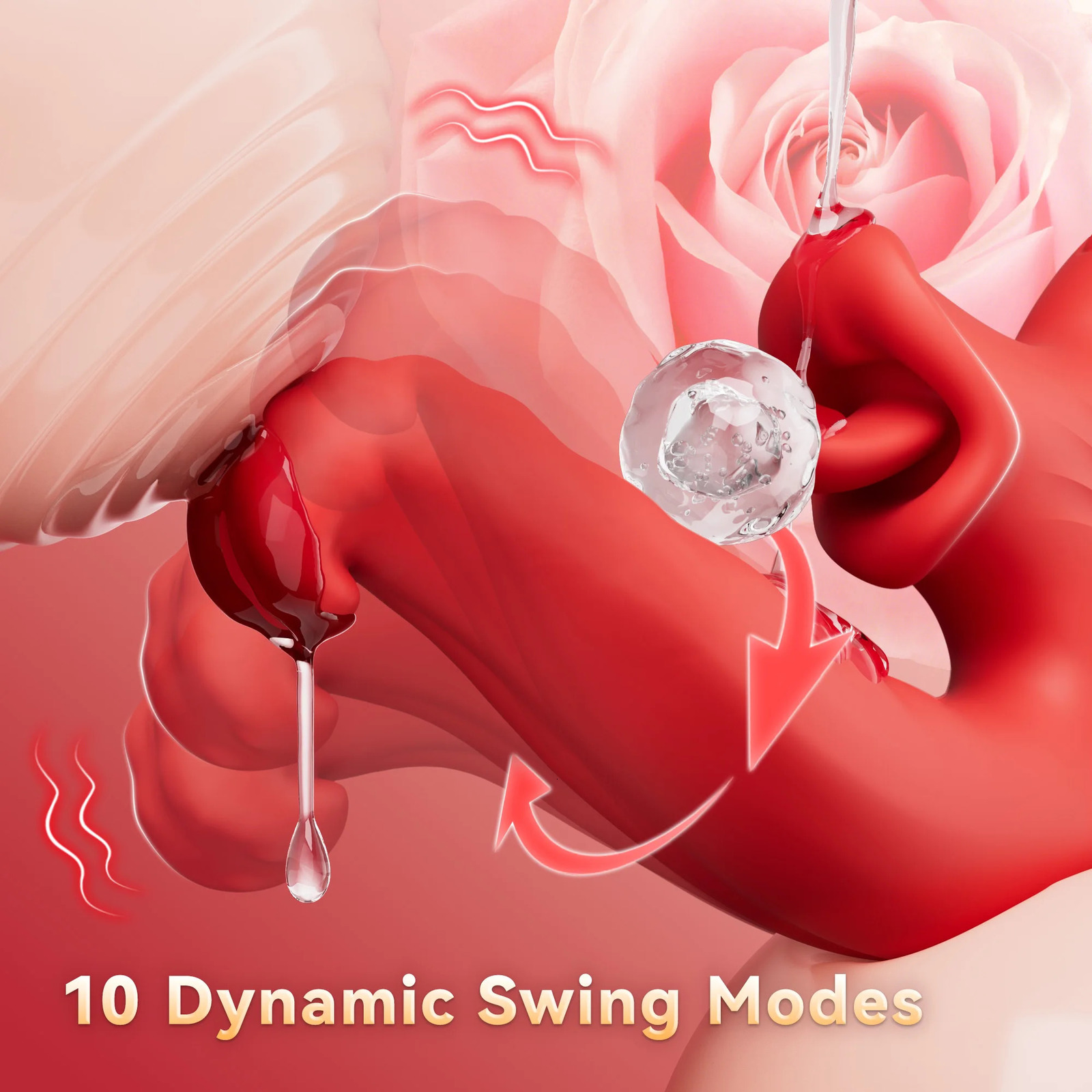 KUSHOR Tongue Vibrator for Women Dildo Vibrators with 10 Swaying Licking Modes G Spot Clit Stimulator Sex Toys Couples 251011