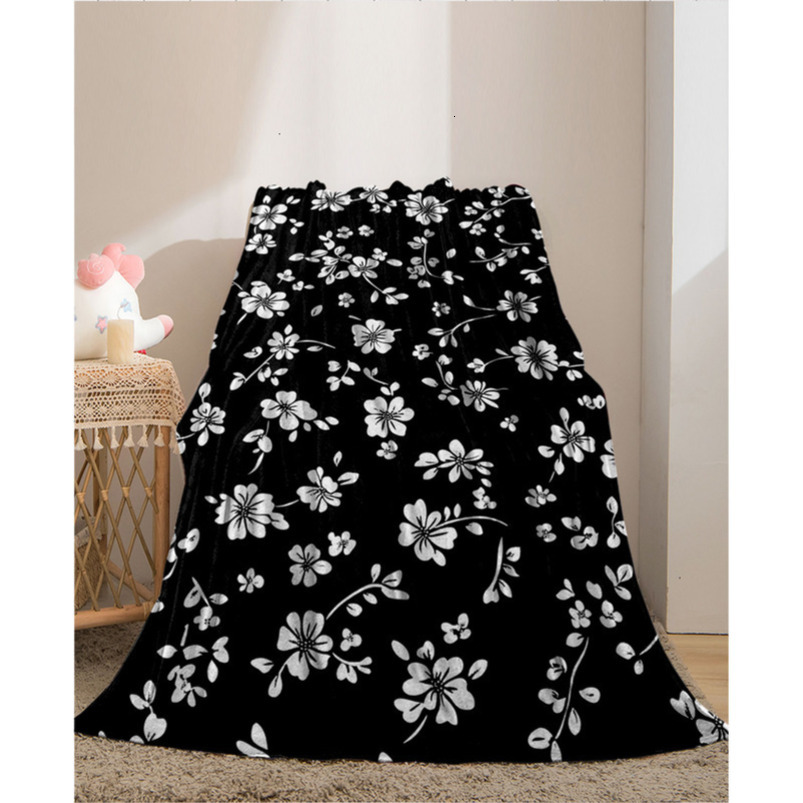 Floral special nap blanket nap new cheap machine washable fashion trend personality cover blanket printing