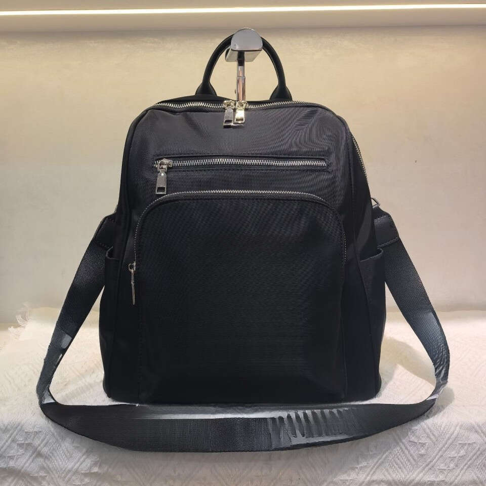 Student Printed Casual Simple Nylon Bag Backpack B5