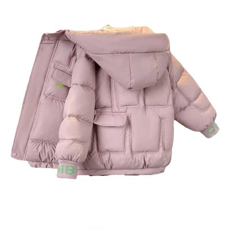 2025 New Girls Winter Thickened Down Parkas Outerwear Fashion Winter Girls Cotton Coat Childrens Clothing Girls 9 12 8 14 YearsT251016