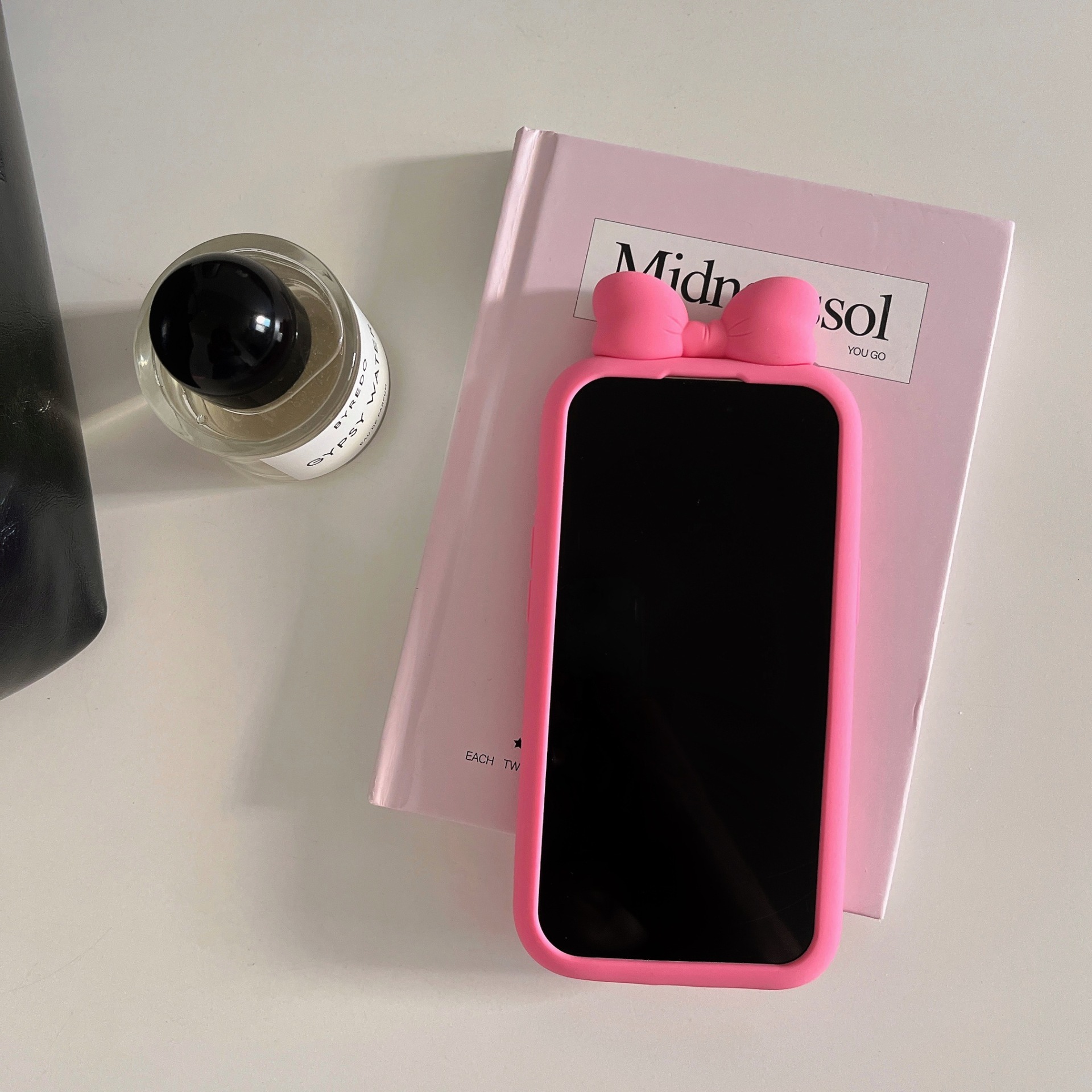3D Cute Bowknot Case iPhone 17 Pro Max , Apple 16 Pro Protective Cover for Women