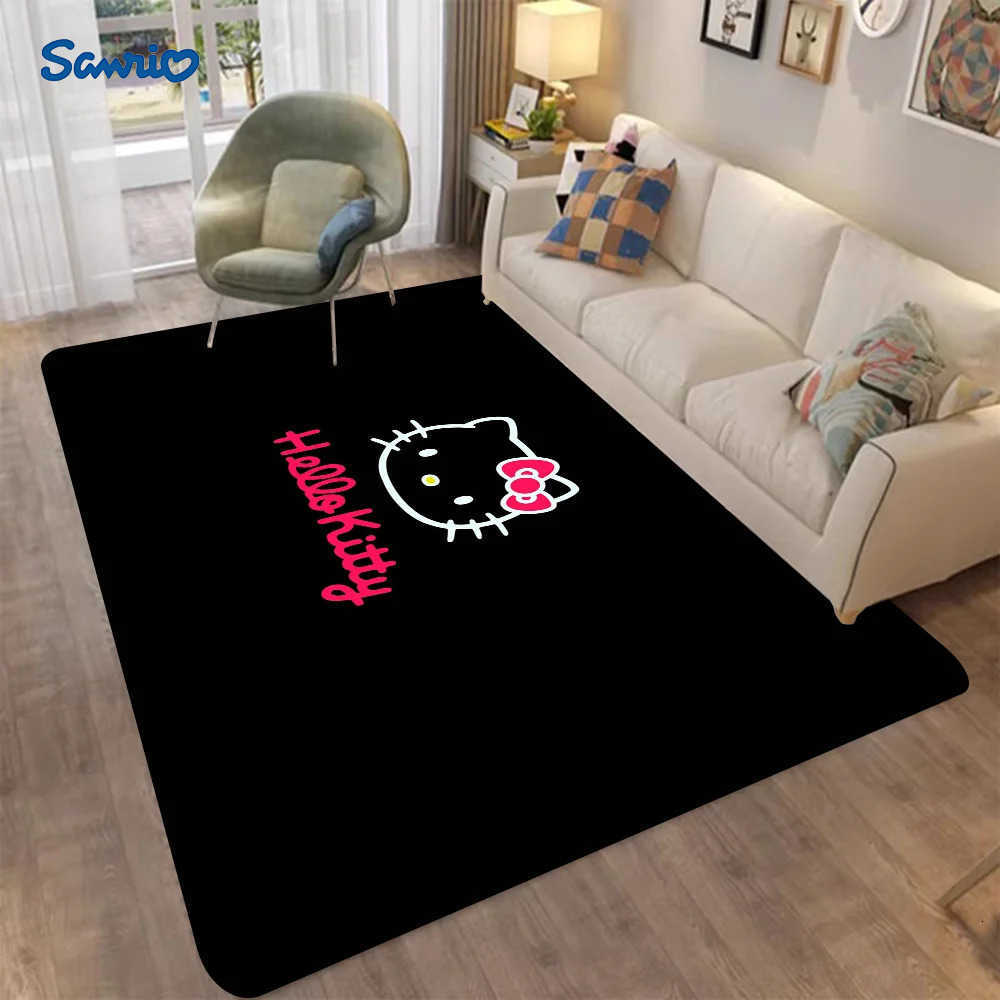 Sanrio Hello KKitty Floor INS Style Soft Bedroom Floor Mat Rectangle Antislip Home Soft Badmat Front Door Indoor Outdoor Mat Hotel L251016
