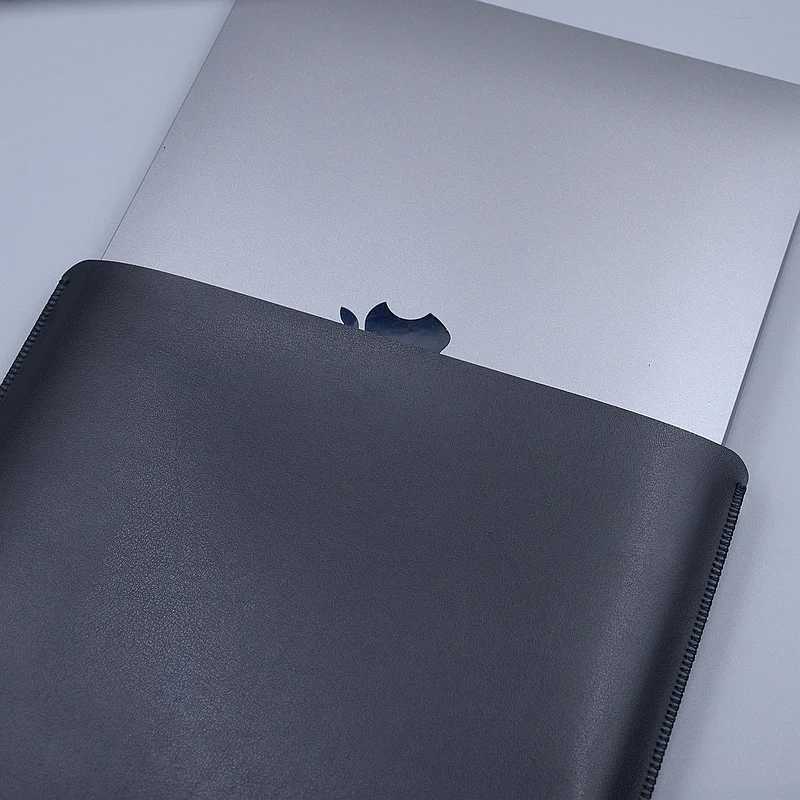 High quality Cover Case For Apple MacBook Air 2025 15inch M4 Pro13 14 16 leather UltraThin Super Slim Sleeve Pouch Laptop BagW251015