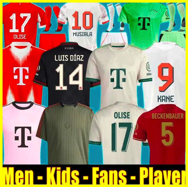25 26 soccer jersey MUSIALA football shirt GNABRY camisa de futebol me KIMMICH fans player Oktoberfest Kit Neuer KANE TEL BayernS OLISE Munich 125-Year Anniversary