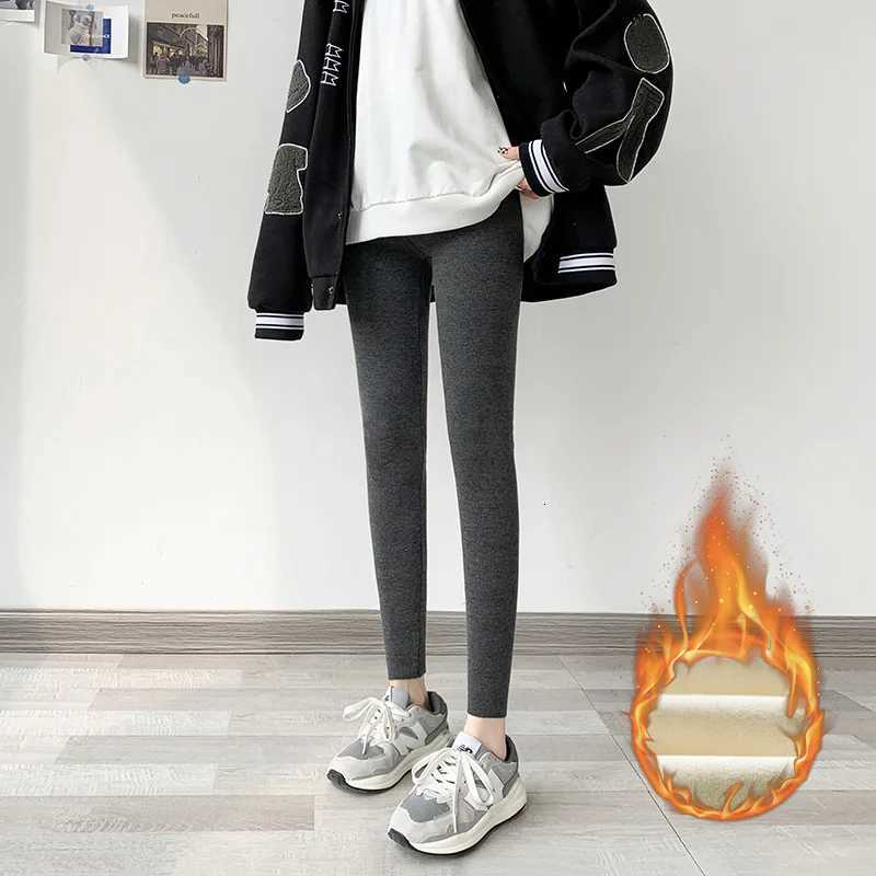 Ribbed Leggings Women High Waisted Slimming Thermal Pants Stretchy Winter Wear Alone Tummy Control Soft Fleece Lined LegginsgT251016