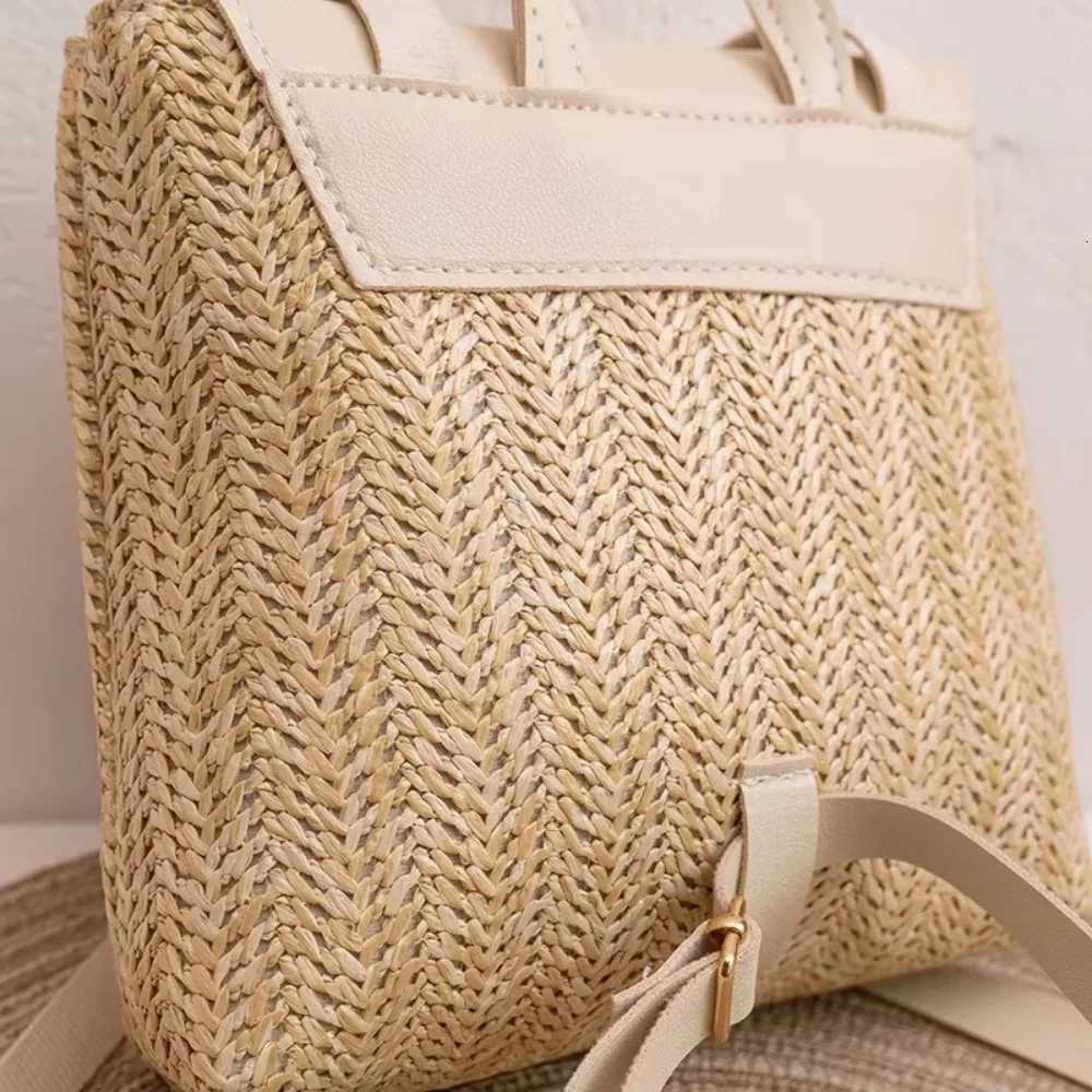 Wholesale Handbags Trendy Lady Backpack Woven Stitching Shoulder Bag Foreign Trade Crossborder Backpack WomenT251016