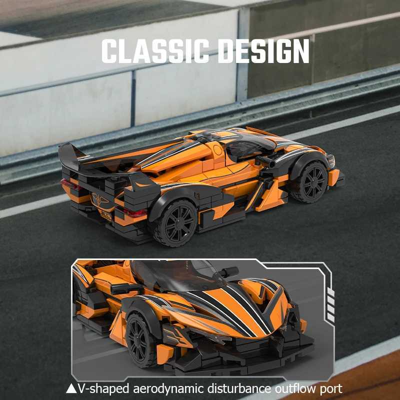 SEMBO Sports Car Assemblage Building Blocks MOC Racing Vehicle Technical Auto Models Car Construction Set For Boys Toys Gifts L251016
